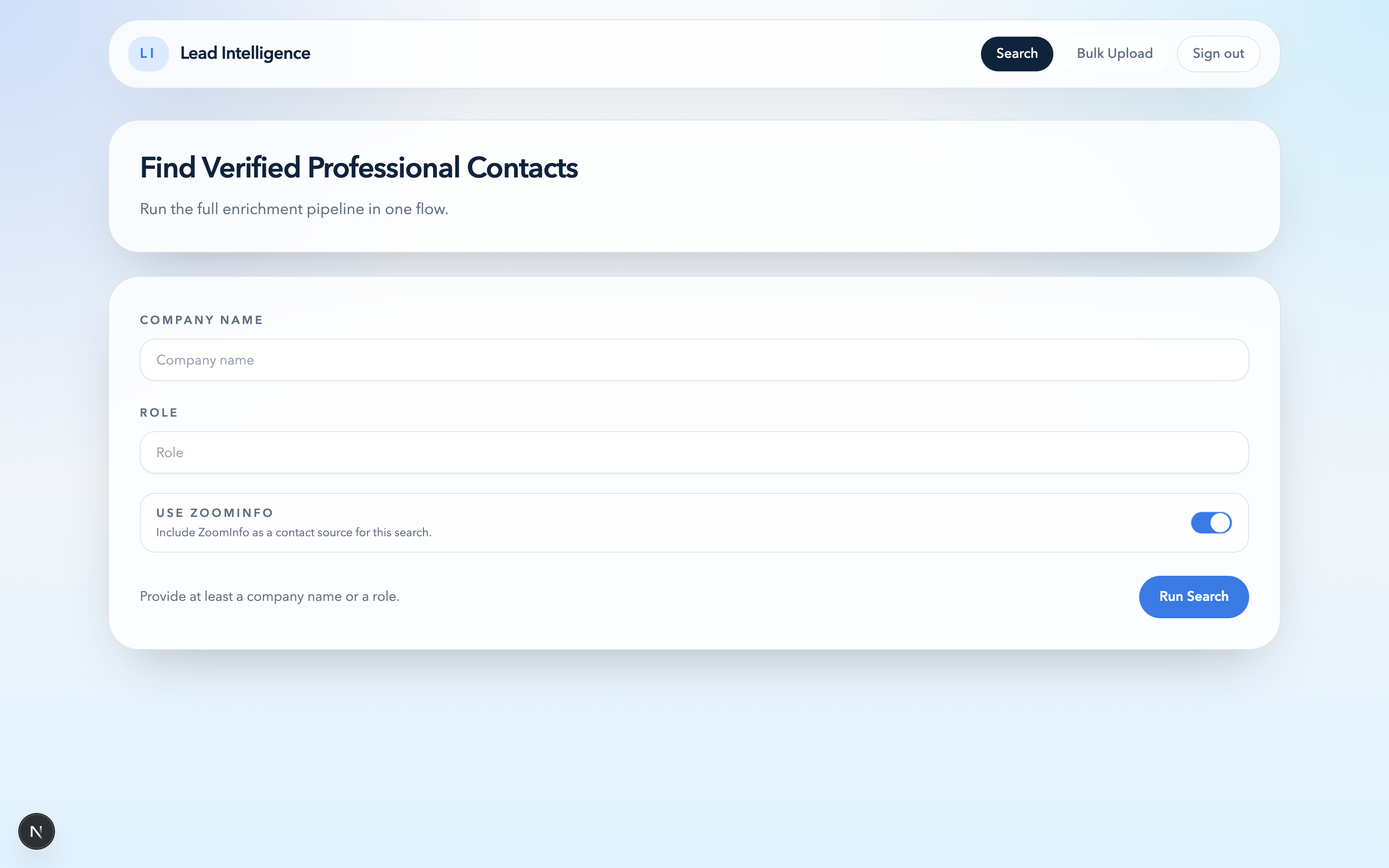 Built a waterfall enrichment engine that turns a company name into verified decision-maker emails
